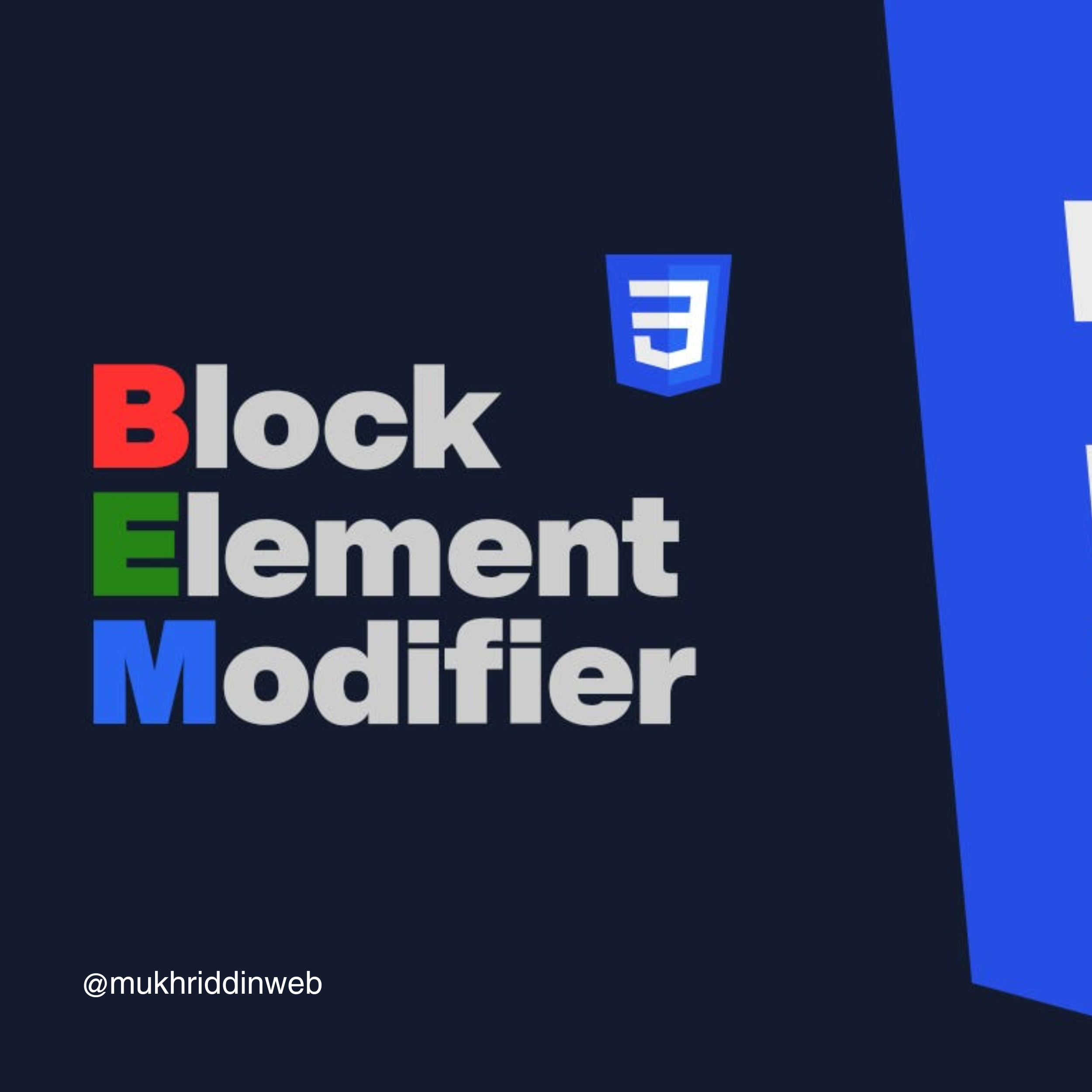 BEM (Block, Element, Modifier) metodologiyasi